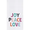 C & F Home C&f Home Joy. Peace. Love Towel In Multi
