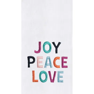 C & F Home C&f Home Joy. Peace. Love Towel In Multi