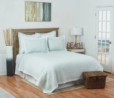 C & F Home C&f Home Kinsley Sea Glass Coverlet Quilt Set In Green
