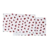 C & F Home Ladybug Pattern Spring Cotton Table Runner In White;red