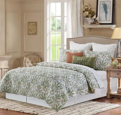 C & F Home C&f Home Lana Palms Quilt Bedding Collection In Green