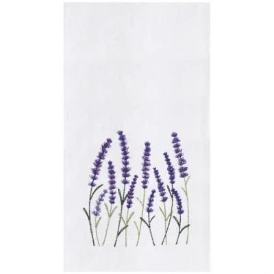 C & F Home C&f Home Lavender Fields Kitchen And Bathroom Embroidered Hand Towel In Multi
