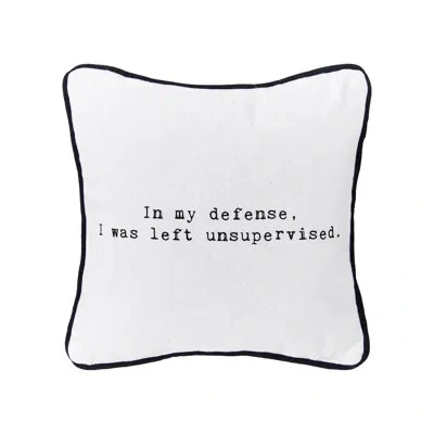 C & F Home Left Unsupervised Printed Throw Pillow