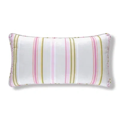 C & F Home Liliann Lumbar Pieced Pillow In Green;pink