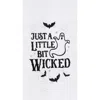 C & F Home C&f Home Little Bit Wicked Ghost Towel In White