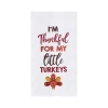 C & F Home C&f Home Little Turkey Embroidered Flour Sack Dishtowel In White