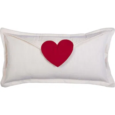 C & F Home C&f Home Love Letter St. Valentines Shaped Throw Pillow, 12" X 24" In Multi