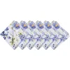 C & F Home C&f Home Lovely Blues Cotton Cloth Napkins Set Of 6 In Blue