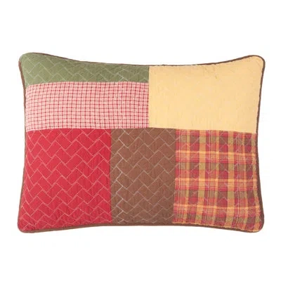 C & F Home Luke Cotton Standard Sham In Brown