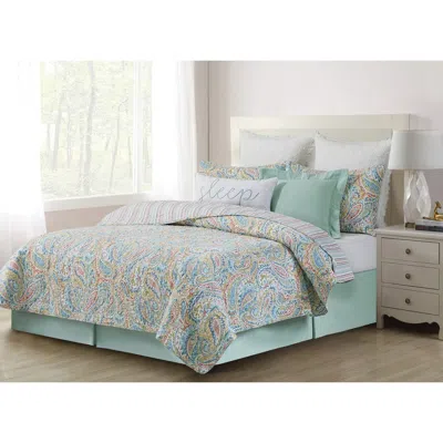 C & F Home C&f Home Maisie Paisley Cotton Quilt Set In Multi
