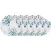 C & F Home C&f Home Marlowe Sound Round Placemats Set Of 6, 17" Decor In White
