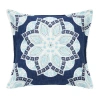 C & F Home C&f Home Mary Geometric Medallion Cotton Decorative Throw Pillow In Blue