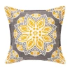 C & F Home C&f Home Mary Geometric Medallion Cotton Decorative Throw Pillow In Yellow