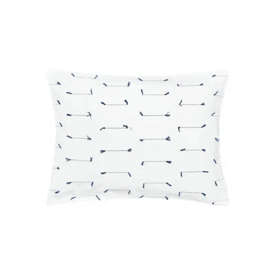 C & F Home Mel White 100% Cotton Piece Sham