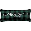 C & F Home C&f Home Merry Christmas Embroidered Throw Pillow, 9" X 22" In Green