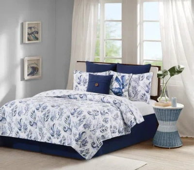 C & F Home C&f Home Midnight Lagoon Quilt Set Bedding Collection In Blue