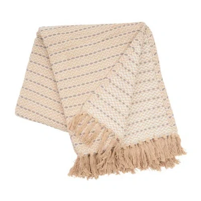 C & F Home C&f Home Mini Chevron Throw Blanket Collection In Brown
