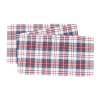 C & F Home C&f Home Morris Plaid Red And Green Woven Table Runner 13" X 72" In Red
