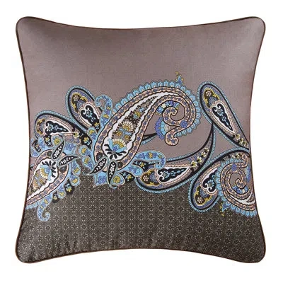 C & F Home Nadia Cotton Euro Sham In Brown