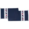 C & F Home C&f Home Nautical Flag Table Runner 14" X 72" In Blue