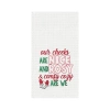 C & F Home C&f Home Nice Rose & Cozy Embroidered Waffle Weave Kitchen Towel In Multi