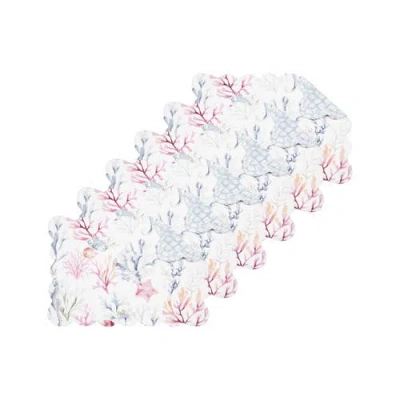 C & F Home C&f Home Nori Coral Placemats Set Of 6 In Multi