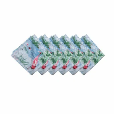 C & F Home C&f Home Paradise Coast Cotton Napkin Set Of 6 Decor In Blue