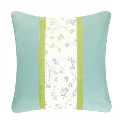 C & F Home Patch Stripes Pieced Pillow In Blue;green