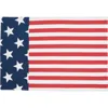 C & F Home C&f Home Patriotic Stars & Stripes American Flag Cotton Tabletop Placemats Set Of 6, 13" X 19" In Red