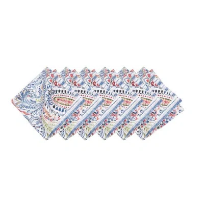 C & F Home C&f Home Payton Paisley Napkin Set Of 6 In Blue