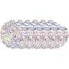 C & F Home C&f Home Payton Paisley Round Placemats Set Of 6, 17" In Blue
