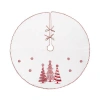 C & F Home C&f Home Peppermint Forest Tree Skirt In White