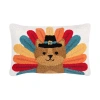 C & F Home C&f Home Pilgrim Turkey Pets Hooked Pillows In Multi