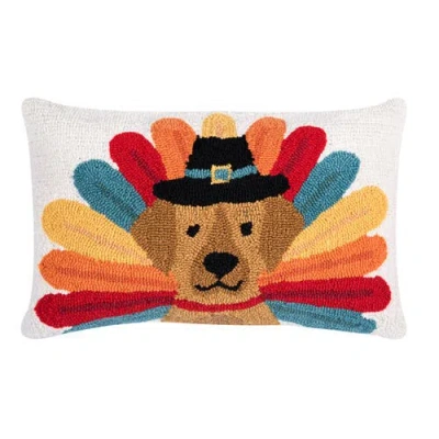 C & F Home C&f Home Pilgrim Turkey Pets Hooked Pillows In Multi