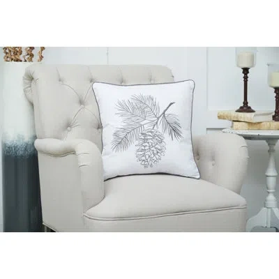 C & F Home Pinecone Spring Embroidered Throw Pillow