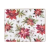 C & F Home C&f Home Poinsettia Christmas Hardboard Pmat In Multi