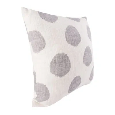 C & F Home Polka Dot Decor Throw Pillow In Gray
