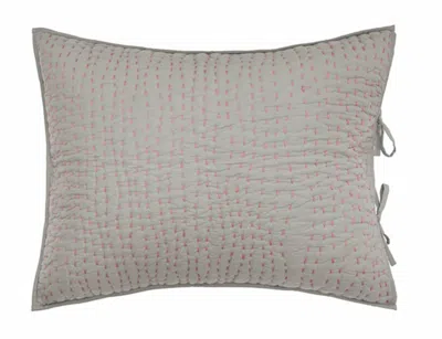 C & F Home Polly Standard Sham In Grey In Multi