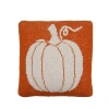 C & F Home C&f Home Pumpkin Halloween Small Petite Accent Pillow 10" X 10" In Orange