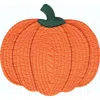 C & F Home C&f Home Pumpkin Oval Placemats Set Of 6 Harvest Autumn Fall Thanksgiving Orange, 16" X 19" In Orange