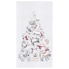 C & F Home C&f Home Puppy Christmas Tree Flour Sack Kitchen Towel In Multi