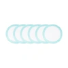 C & F Home C&f Home Rim Braided Round Placemats Sets Of 6 Collection In Blue
