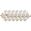 C & F Home C&f Home Ruby Cardinal Napkins Set Of 6 In White