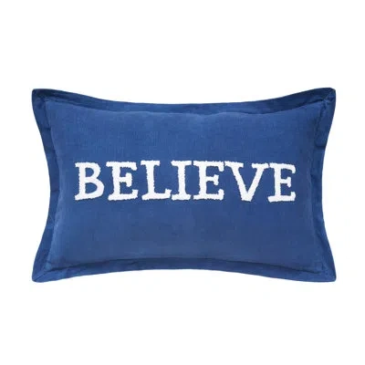 C & F Home Ruby Pillow In Blue;white;indigo;blue,white