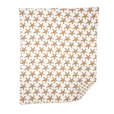 C & F Home C&f Home Sand Bridge Stars Throw Blanket In Brown