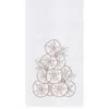 C & F Home C&f Home Sand Dollar Holly Tree Towel In White
