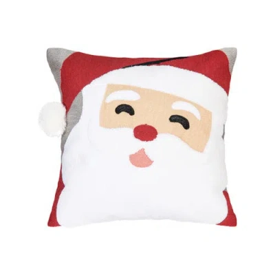 C & F Home C&f Home Santa Face Christmas Holiday Throw Pillow, 14" X 14" In White