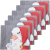 C & F Home C&f Home Santa Hardboard Placemat, Set Of 6, 13" X 16" In Multi