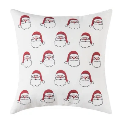 C & F Home C&f Home Santa Season Christmas Throw Indoor/outdoor Accent Pillow, 18" X 18" In Red
