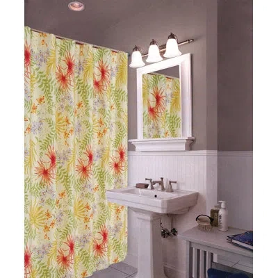 C & F Home Sea Flora Shower Curtain